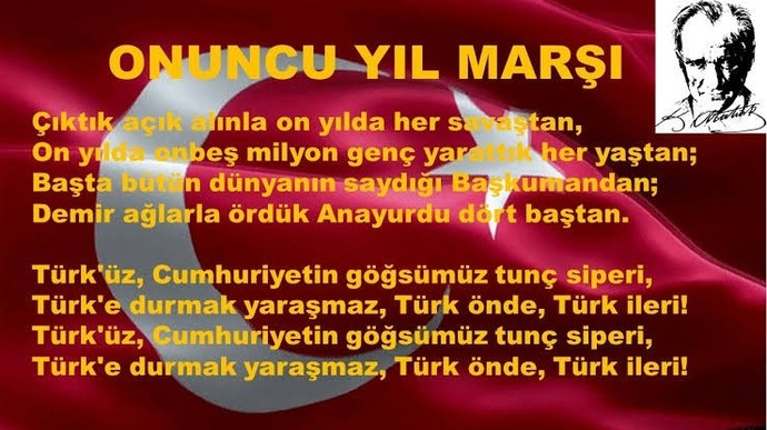 En sevdiğiniz milli marş nedir?