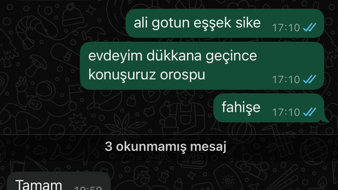 Kankanızla böyle konuşur musunuz?