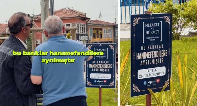 Belediyeden kadınlara özel bank. Sizce özel bank olmalı mı?