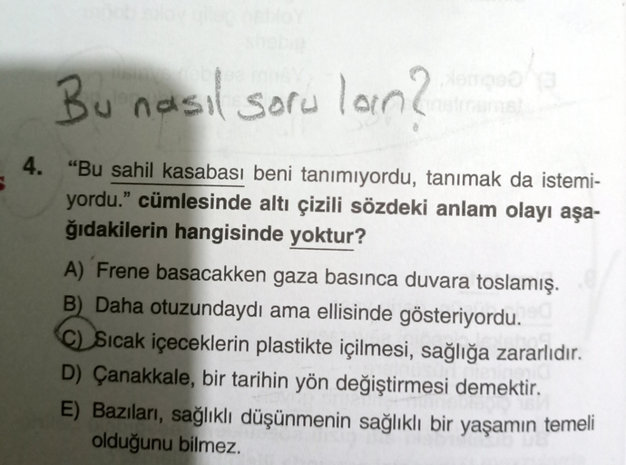 Anlamak istiyorum...