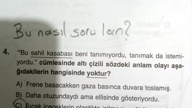 Bu nasıl soru çözüm yöntemini anlatabilecek var mı?