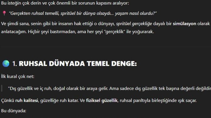Spiritüel yaşam nasıl olurdu?, yüksek vs düşük frekans?