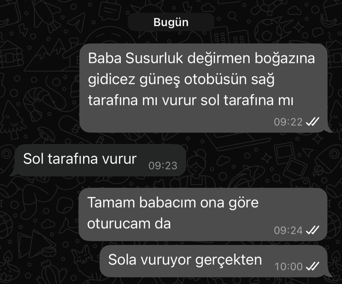 Otobüs yolculuğu yapmayı seviyor musunuz?