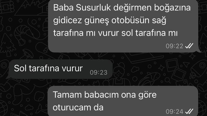 Otobüs yolculuğu yapmayı seviyor musunuz?