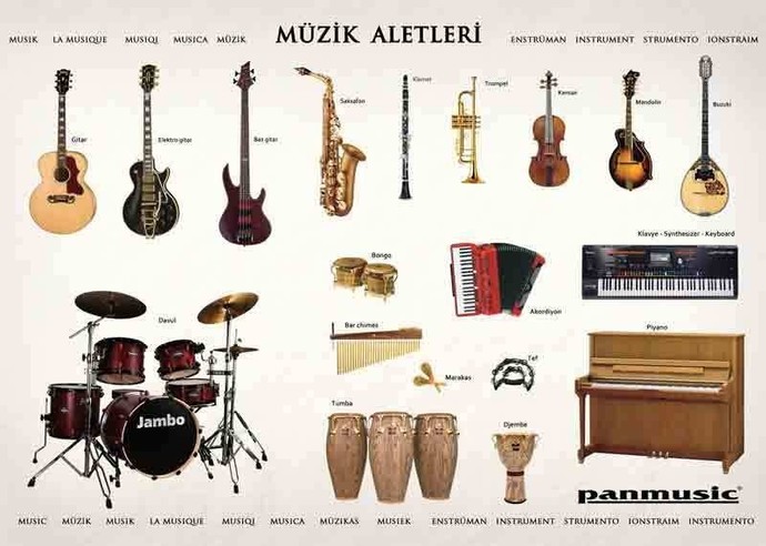 En sevdiğiniz müzik aleti nelerdir?