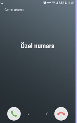 Numaranız gizliye açık mı?