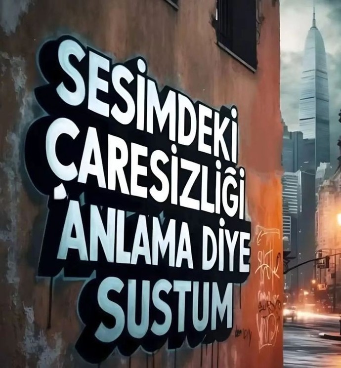 Nelere susmak zorunda kaldınız?