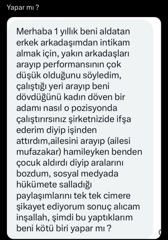 Aldatılsanız naparsınız?