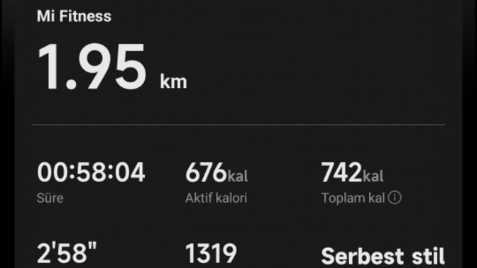 Nasıl yüzmüşüm sizce bakın?