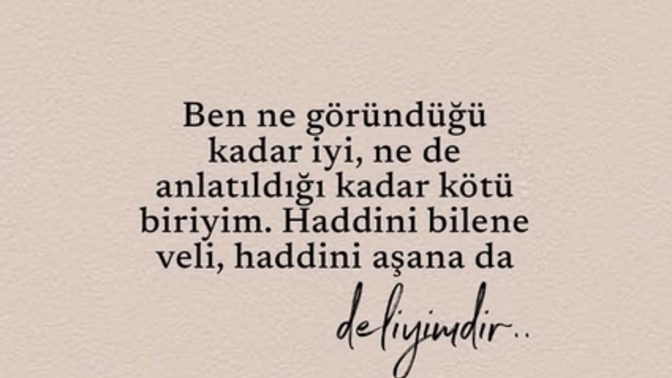 Sizi siz yapan nedir. Kendinizi nasıl tanımlarsınız?