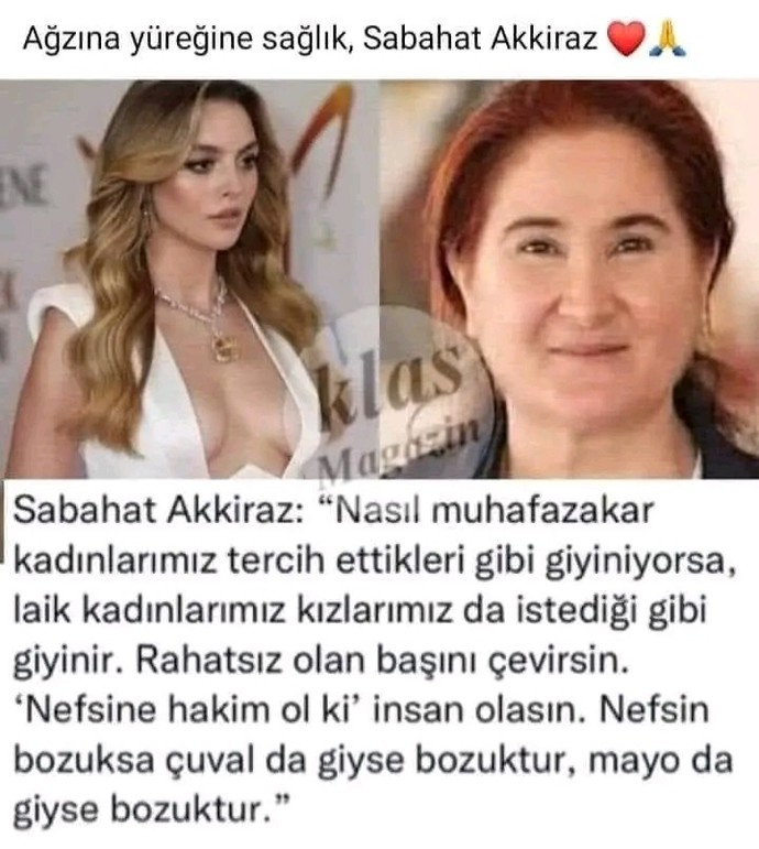 Sabahat ablam haklı mı?