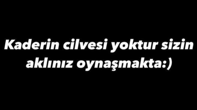 Kaderin cilvesi var mıdır 😃?