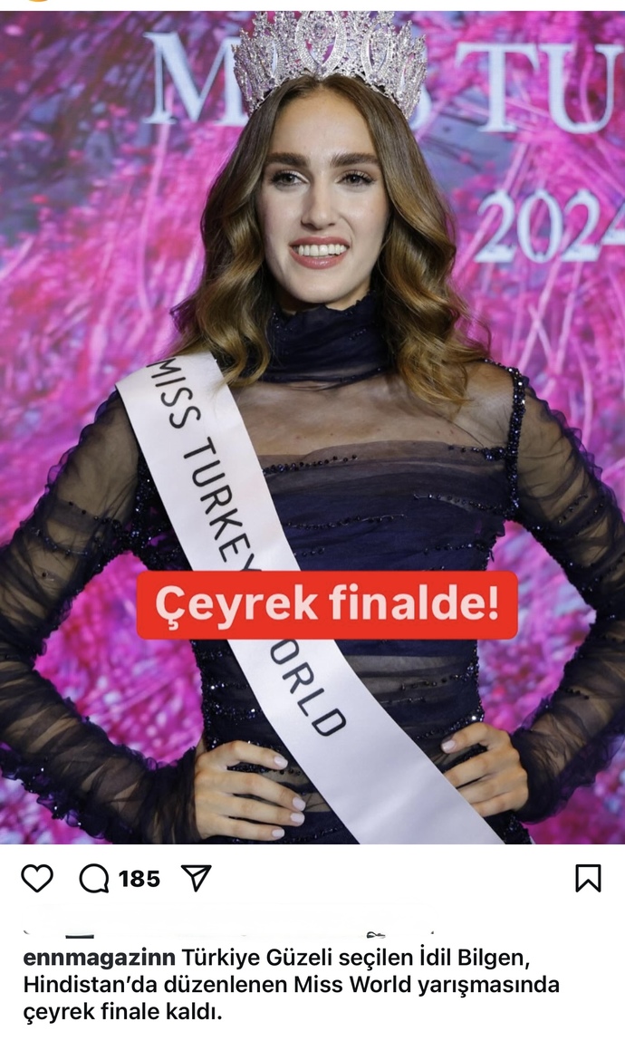 İdil Bilgen Miss World’e çeyrek finalde! Boşuna mu tepki gösterdik?