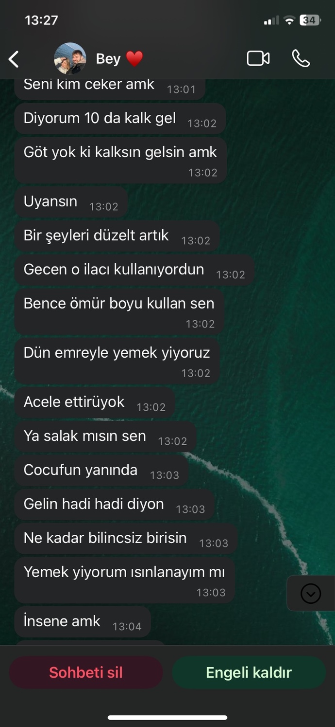 Dün engelledim kapıma gelip dediklerine bakın. ?