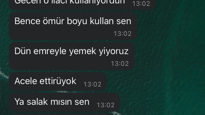 Dün engelledim kapıma gelip dediklerine bakın. ?