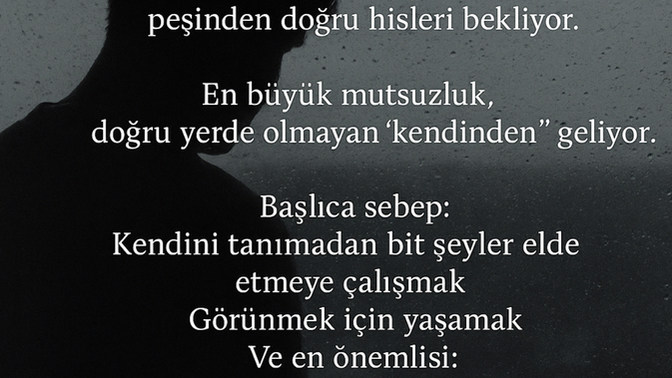 Neden mutsuz insanlar?