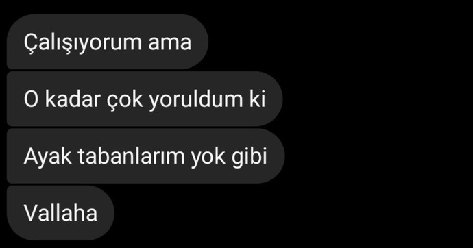 Sizce bu kızdan olur mu ya yeni tanıştığım bi kız 1hafta oldu şok markette çalışıyor tek konuştugumuz konu kızın yorgun olması?
