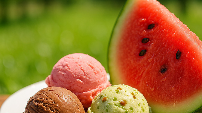 ☀️ Yaz Sıcağında Serinlik Savaşı: Dondurma mı, Karpuz mu🍦🍉?