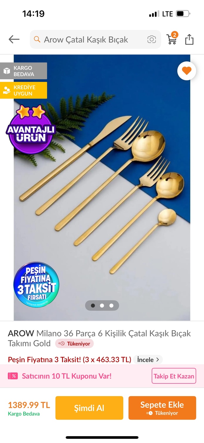 Çeyize hangi markadan gold çatal kaşık takımı alabilirim?