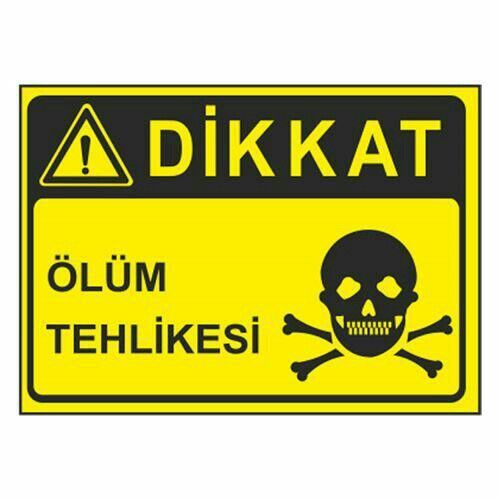 Üzerinde uyarı levhası olsaydı, ne yazardı?