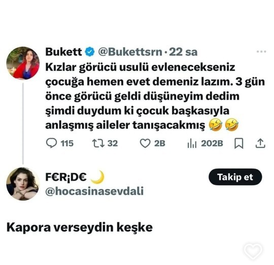Görücünüz hiç geldi mi kızlar?