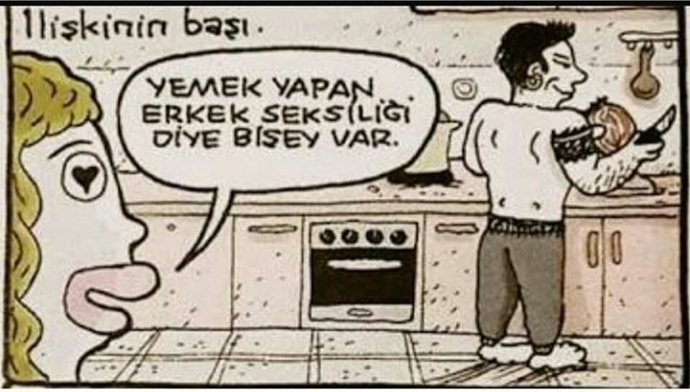 Yemek yapan erkek seksiliği diye bir şey var mı?
