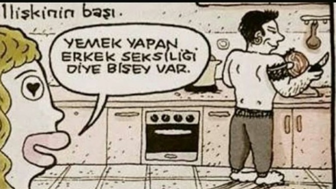 Yemek yapan erkek seksiliği diye bir şey var mı?