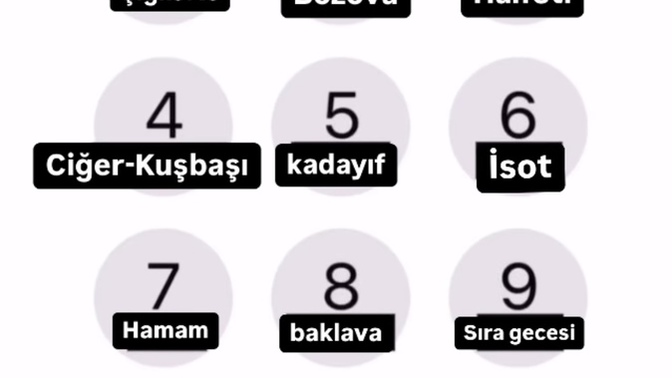 Telefon 📱 numaranızın son 2 hanesine göre neye ihtiyacınız var?