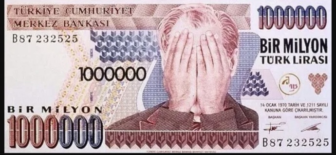 Bu banknotla sadece 1 ekmek alıyordunuz