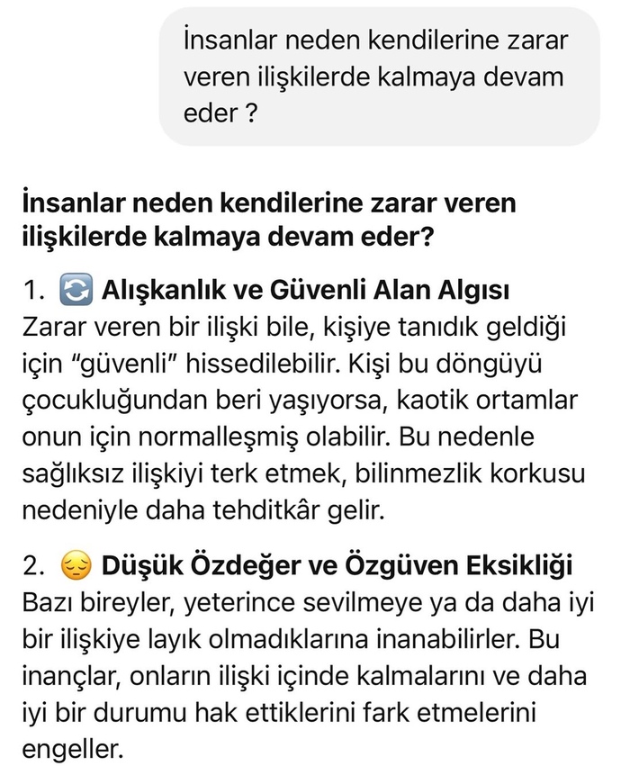 Sizce insanlar neden zarar gördükleri ilişkide kalmaya devam ederler?