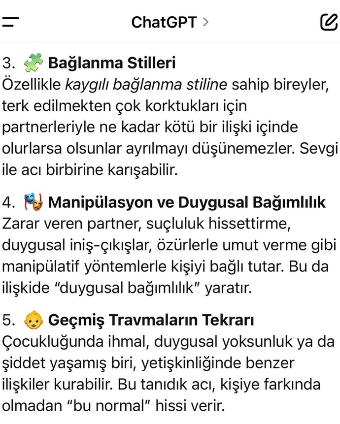 Sizce insanlar neden zarar gördükleri ilişkide kalmaya devam ederler?
