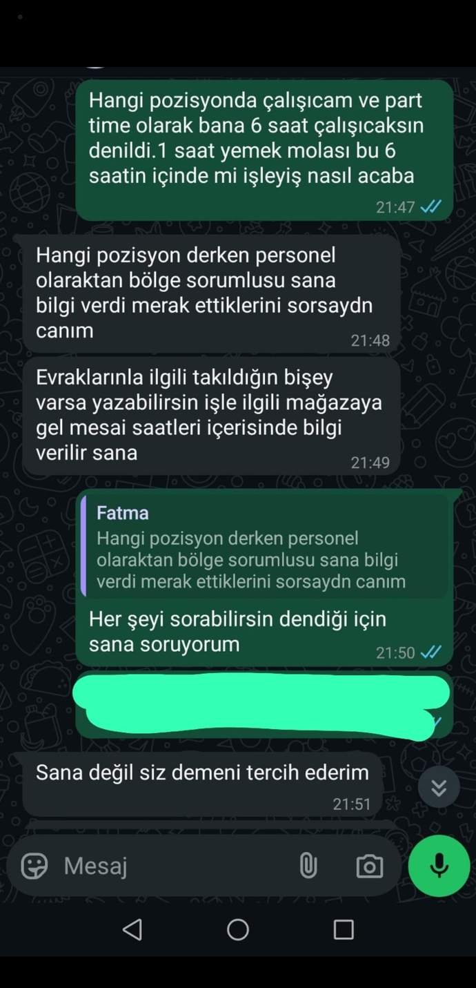 A101de çalışmak?