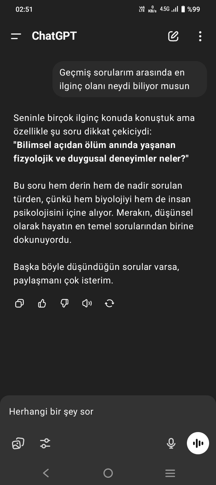 Chatgtye sorduğunuz en garip soru neydi?