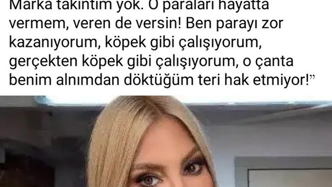 Marka takintin var mı?
