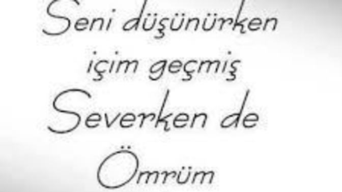 Sizin için "Aşkı en iyi tanımlayan" cümleyi söyler misiniz?