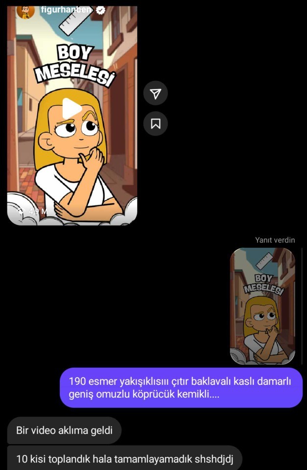 Boy takıntısını sıkıntı yapar mısınız?