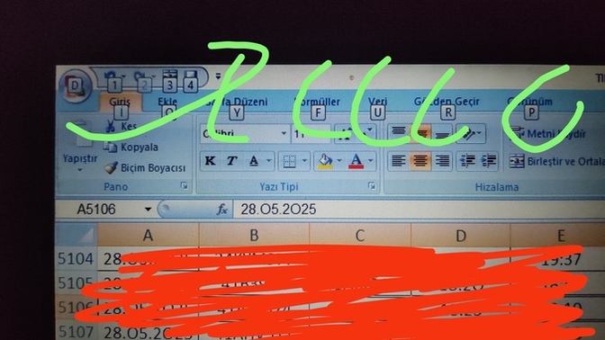 Excel'den iyi anlayan var mı?