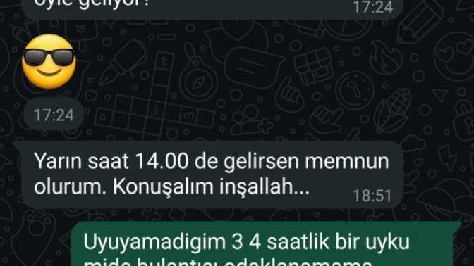Sizce yarın yanına gitmeli miyim?