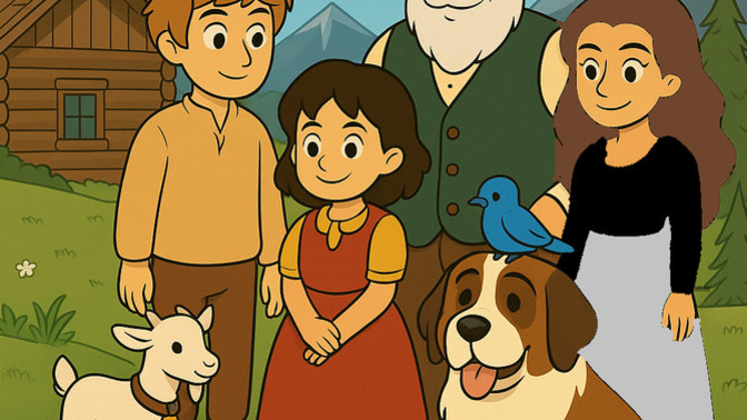 Heidi çizgi filmine konuk oldum sizde nasıl olmuş?