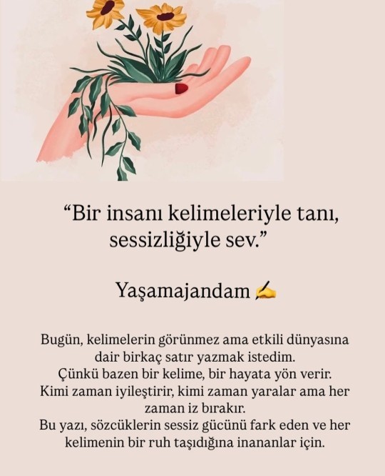 Kelimelerin gücüne inanır mısınız?