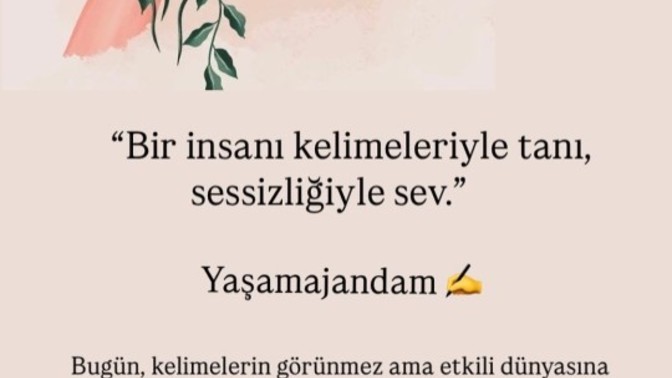 Kelimelerin gücüne inanır mısınız?