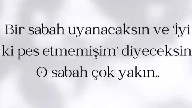 Pes etmek karakterinde var mı?