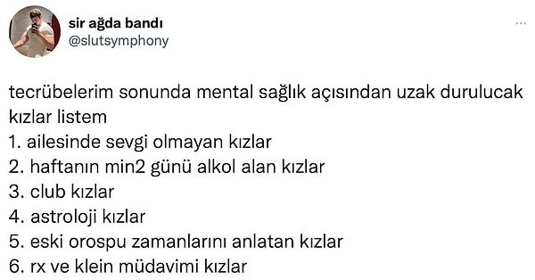 Selam KS uzak durulması gereken kızların özellikleri?