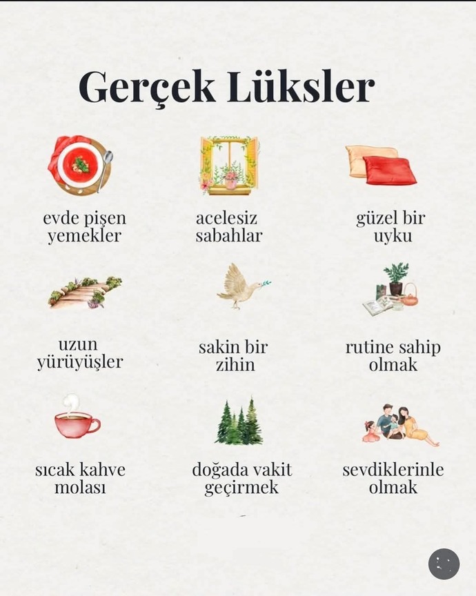 Sizce gerçek lüks nedir?