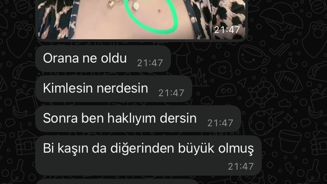 Eski sevgilim sürekli bir şekilde ulaşıp böyle şeyler yazıyor hikayemi ekran görüntüsü alıp nefret mi ediyor derdi ne?