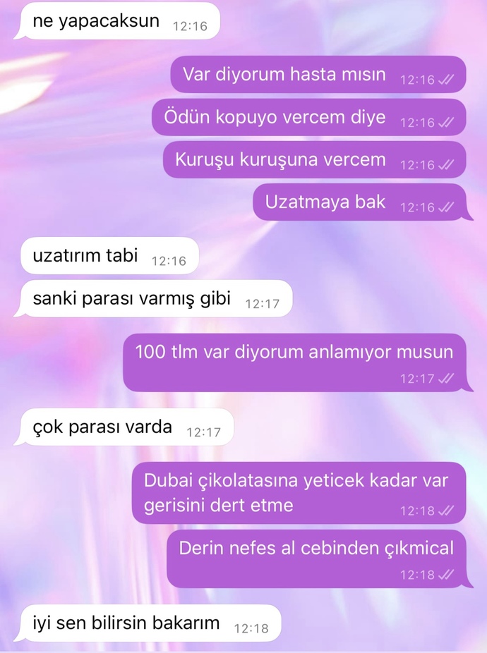 Sizce ben babamdan nefret etmekte haklı değil miyim?