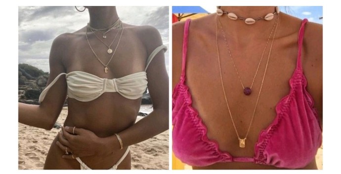 Bikini üstüne kolye takılır mı?