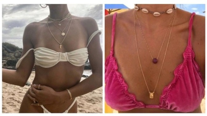 Bikini üstüne kolye takılır mı?