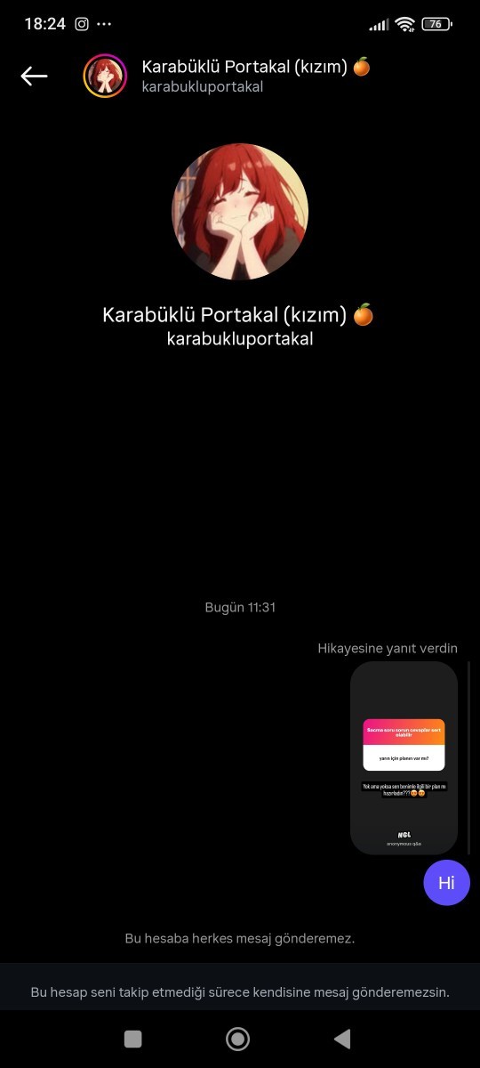 İnsanların bana mesaj göndermesini istiyorum?