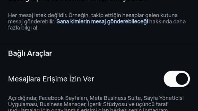 İnsanların bana mesaj göndermesini istiyorum?